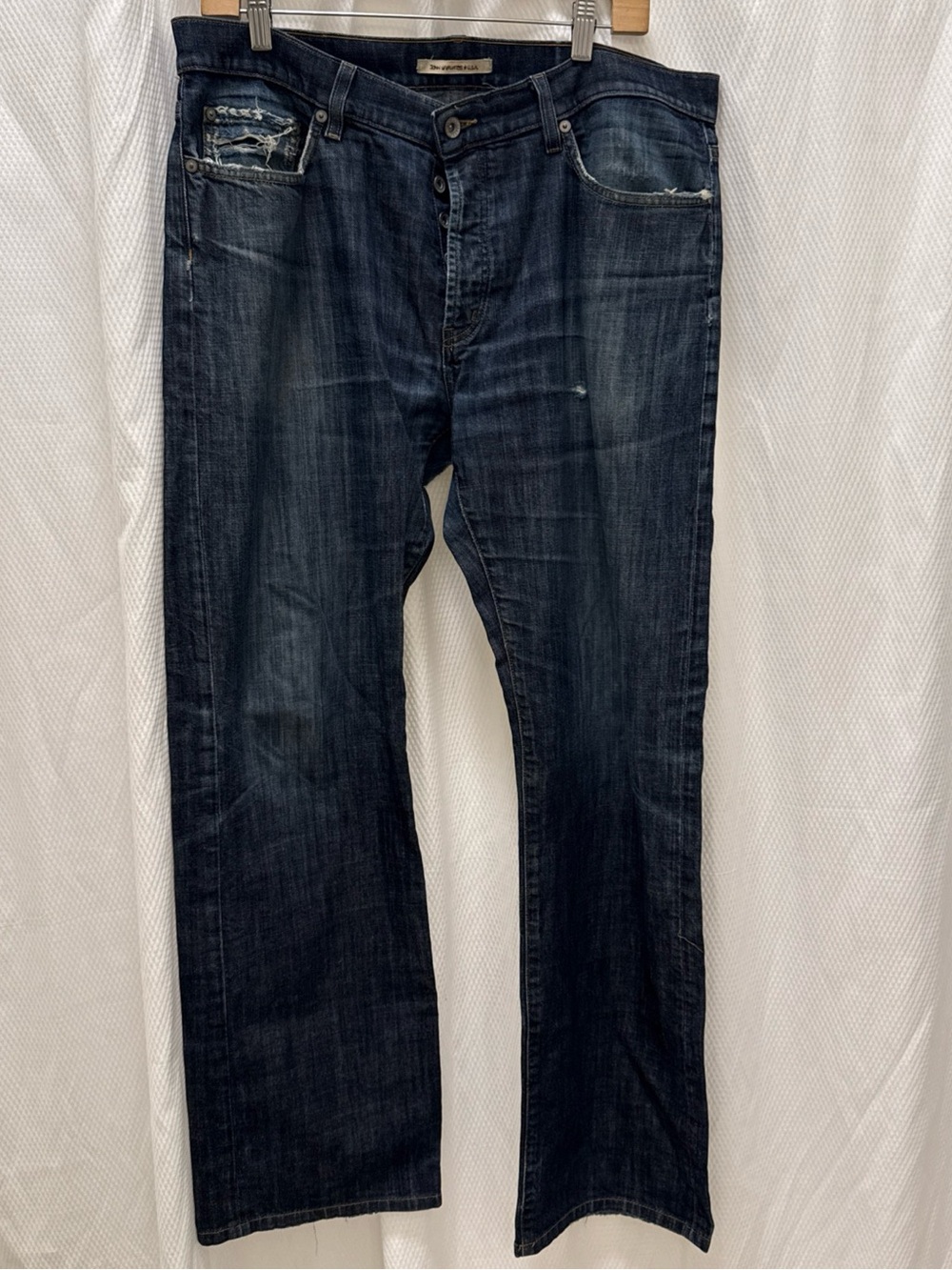 John Varvatos Men's Dark Indigo Bootcut Jeans